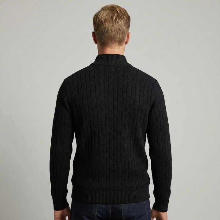 Knitted Quarter Zip