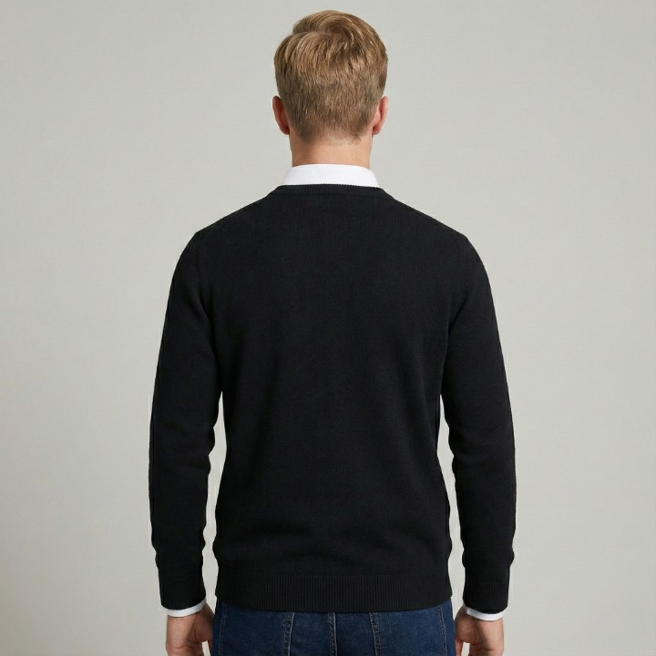 Round Neck Wool Sweater