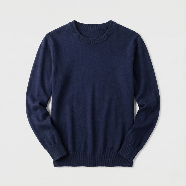 Round Neck Wool Sweater