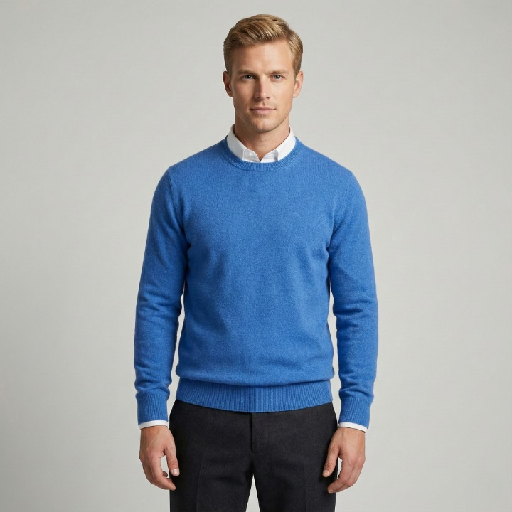 Round Neck Wool Sweater