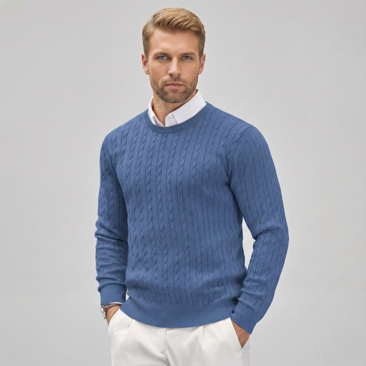 Knitted Round Neck Sweater