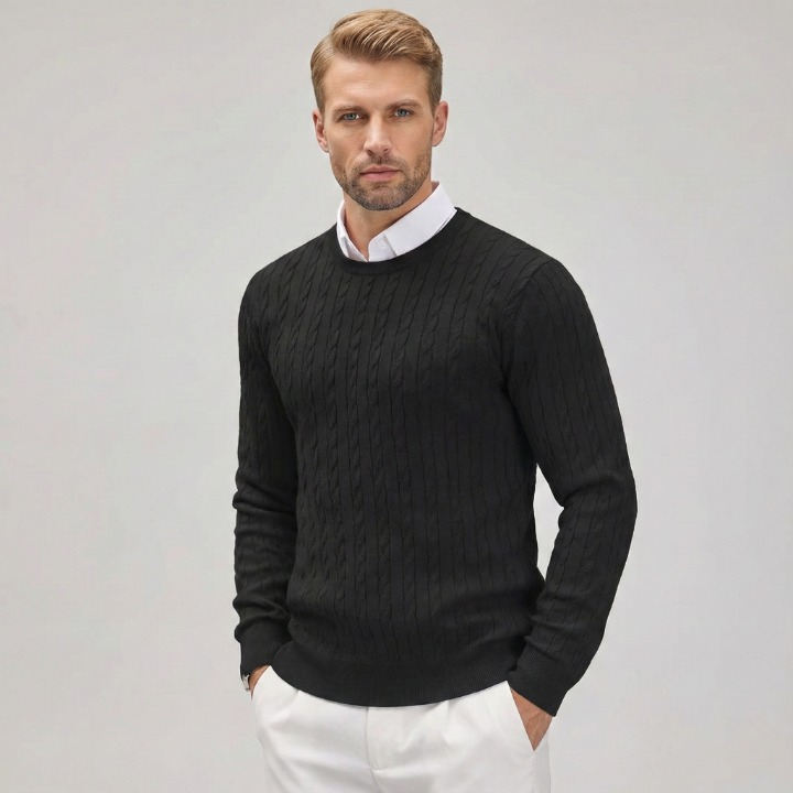 Knitted Round Neck Sweater