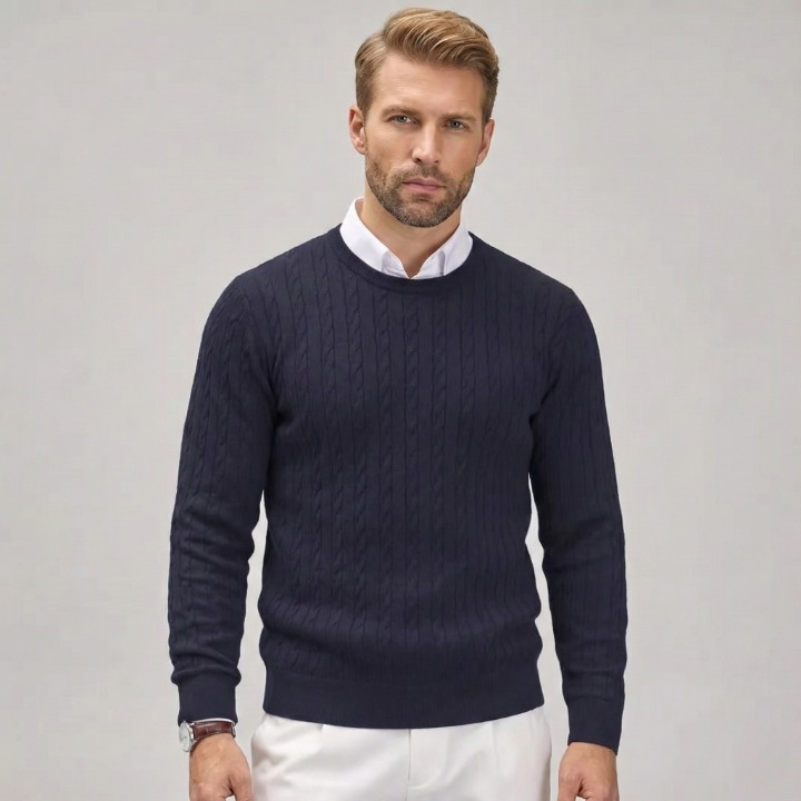 Knitted Round Neck Sweater