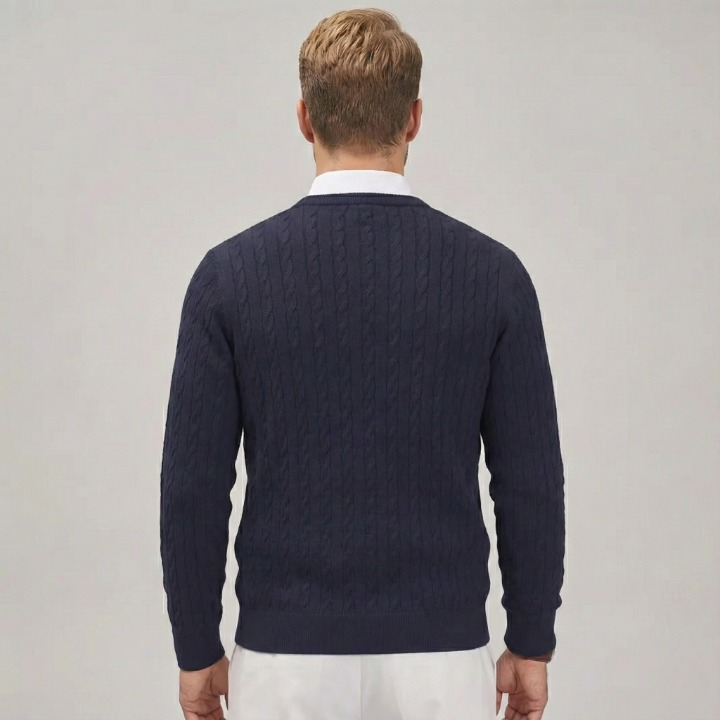 Knitted Round Neck Sweater