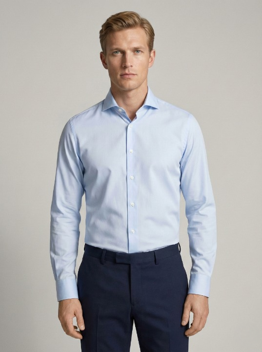 Light Blue Slim Fit Shirt
