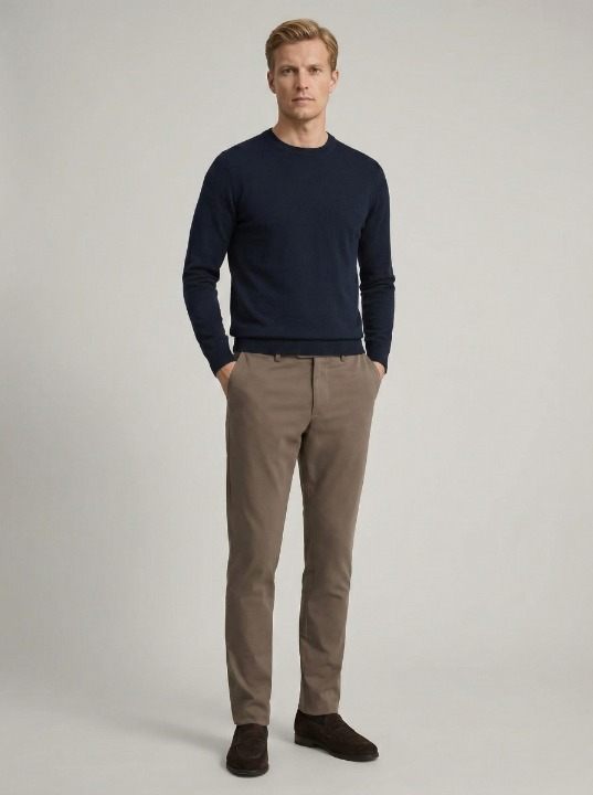 Taupe Chinos Slim Fit