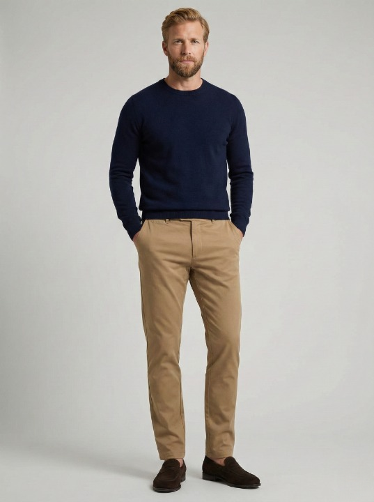 Khaki Chinos Slim Fit