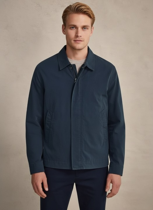Navy Blue Overshirt